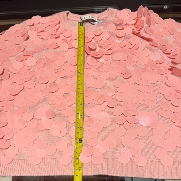 Alice + Olivia Delfina Wool Cropped Size XS Women's Crop Knit Sweater NWT - Picture 14 of 15